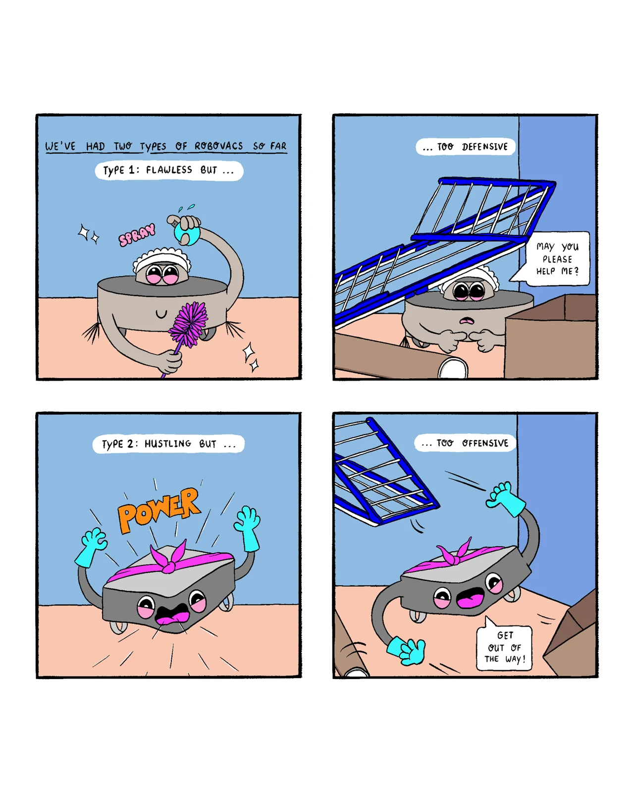 Two Types of Robovacs